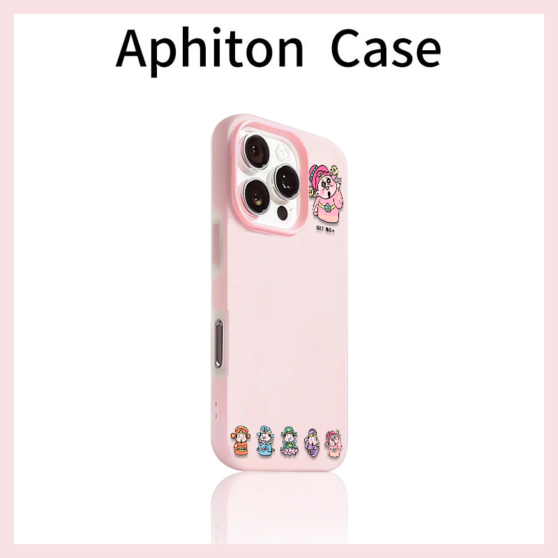 简约财神卡通适用苹果16promax果冻肤感二合一手机壳iPhone14/13肤感创意12/11华为P70vivo小米15PROoppo保护