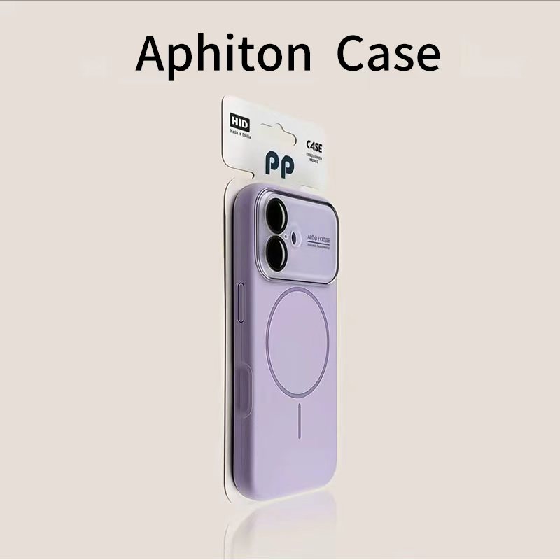 紫色液态磁吸适用苹果17promax视窗手机壳iPhone16pro新款15/14pl.us简约纯色13pro高级感12磨砂质感11保护套