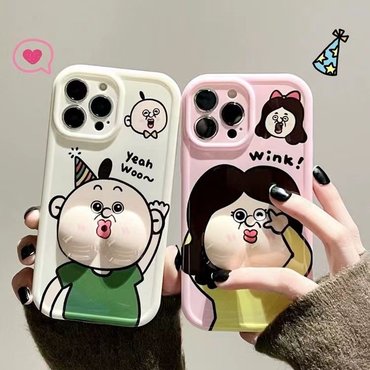 趣味剪刀手玉智适用iPhone13pro手机壳苹果15plus挤压立体捏捏壳14PROMAX硅胶11全包12防摔xr/xs保护套15pro