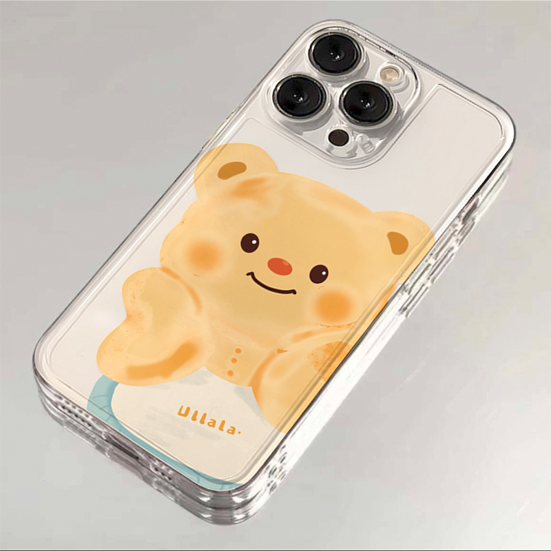 可爱卖萌黄油小熊苹果手机壳