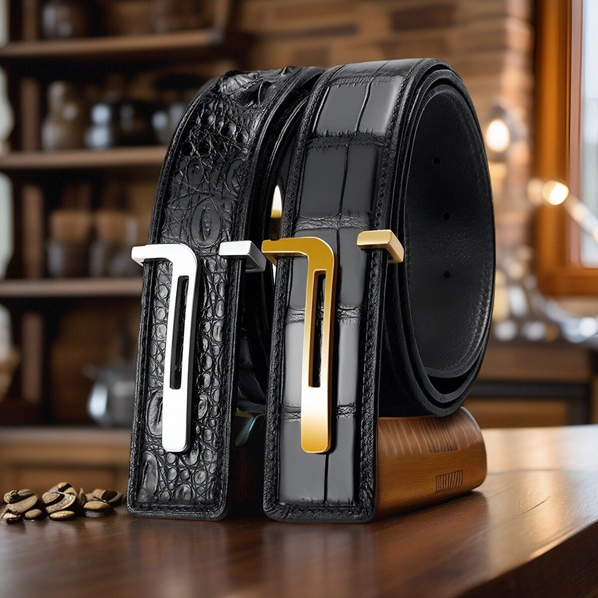 泰国进口正品鳄鱼骨皮肚皮裤腰带男真皮平滑针扣商务休闲简约名牌,服饰配件/皮带/帽子/围巾,腰带/皮带/腰链,淘宝优惠券,粉丝福利购,淘宝优惠卷