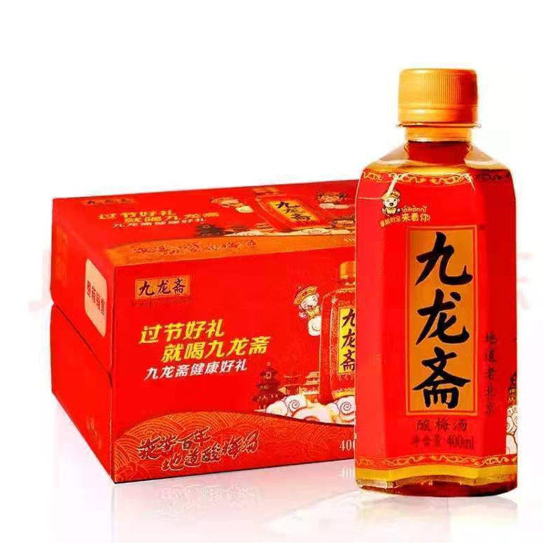 老北京九龙斋酸梅汤400ml*12瓶 老北京酸梅汤饮料 团购可谈