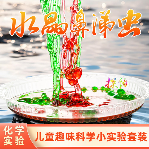探询经典化学水晶鼻涕虫实验套装