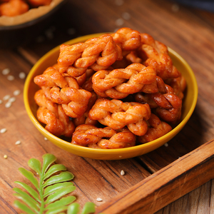 小麻花美味可口饱腹代餐休闲小零食解馋酥脆