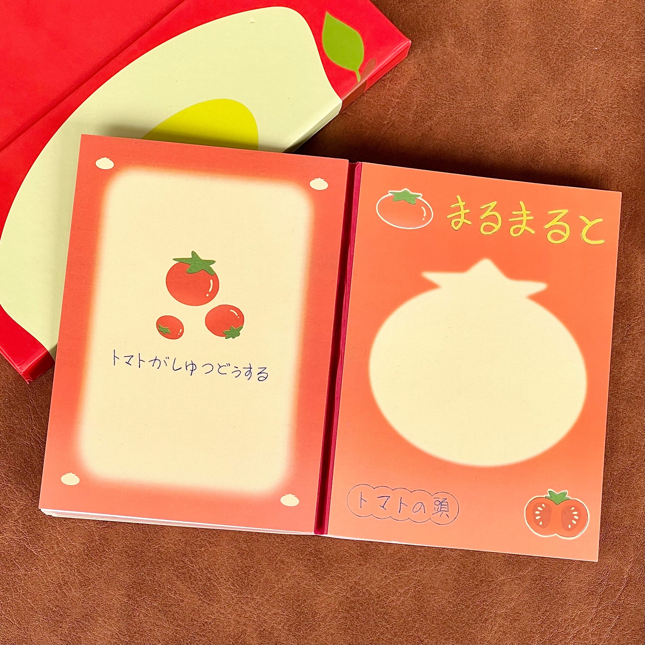 新款ins风可爱番茄a6便签本高颜值学生便携记事本彩色内页手账本