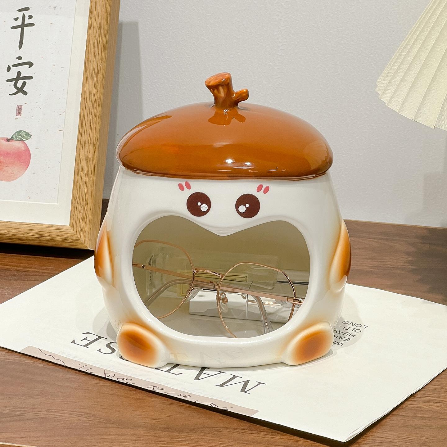 栗子玄关钥匙收纳装饰品摆件