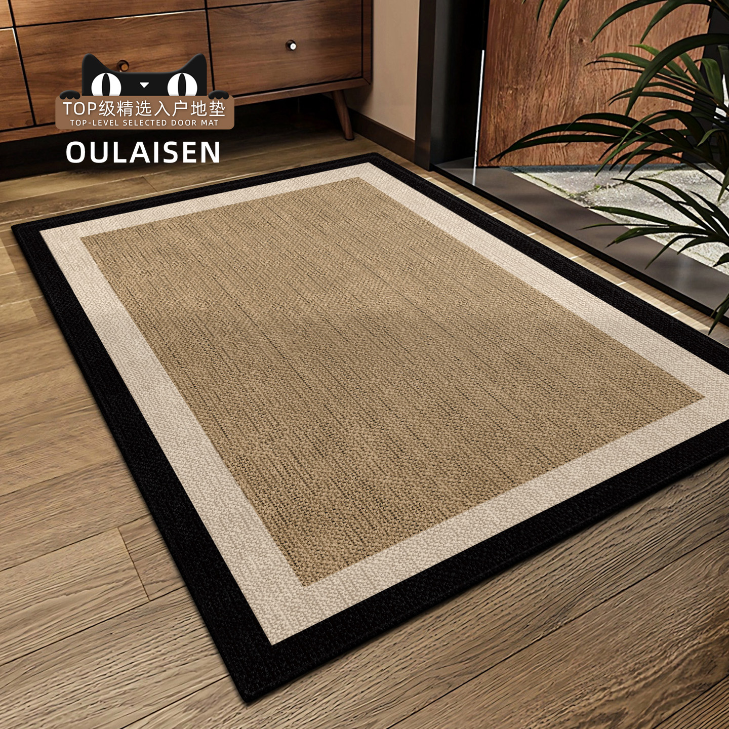 入户门地垫高级感玄关可裁剪脚垫
