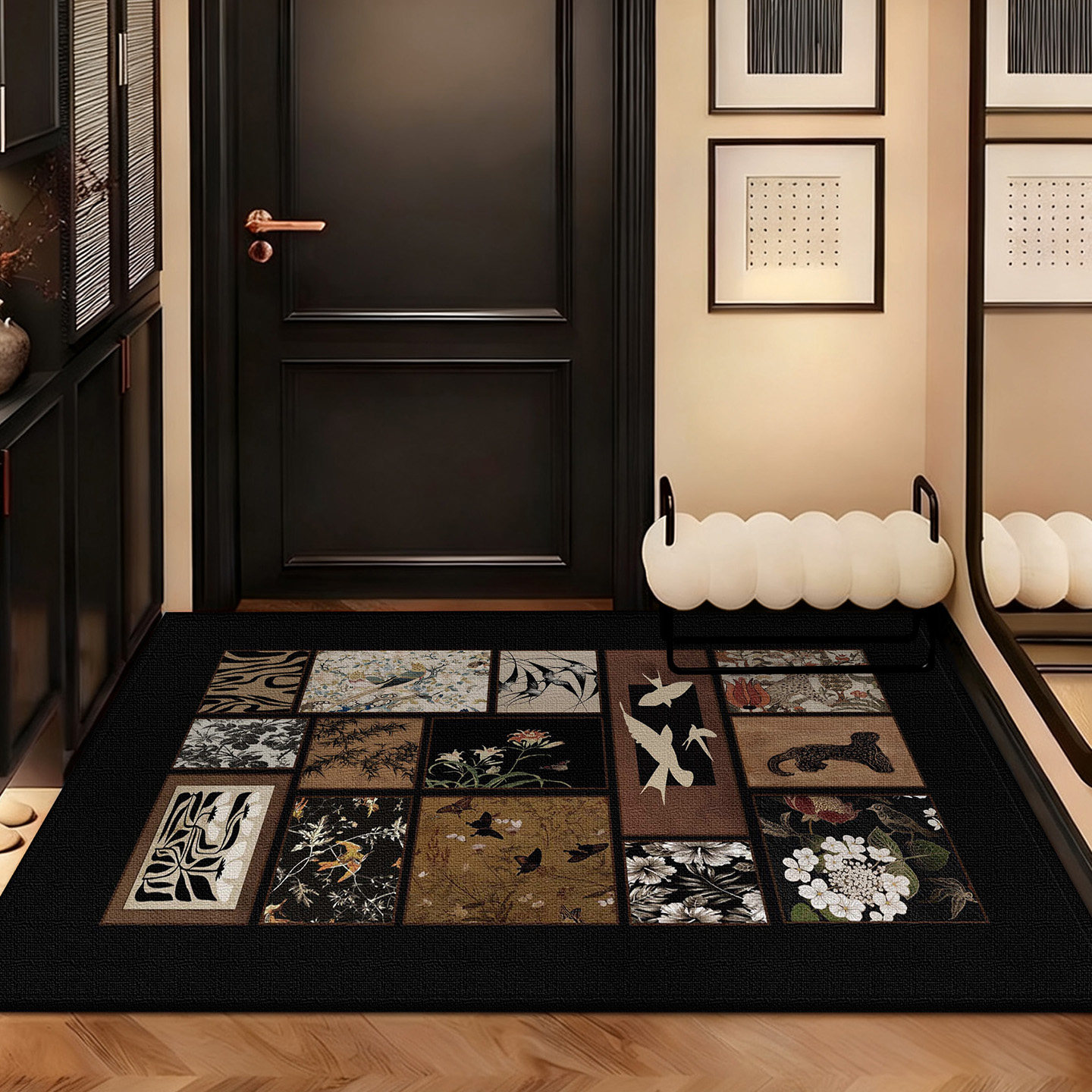 入户门专用地垫玄关室内耐脏免洗脚垫可定制轻奢复古刮沙除尘垫子,居家布艺,入户地垫,淘宝优惠券,粉丝福利购,淘宝优惠卷