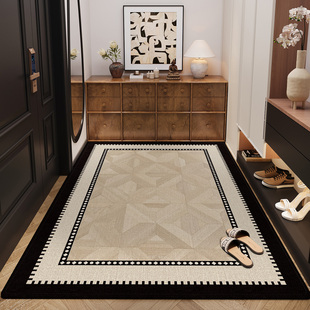 轻奢风入户门地垫大门进门免洗可擦脚垫高级感室内门口加厚防滑垫