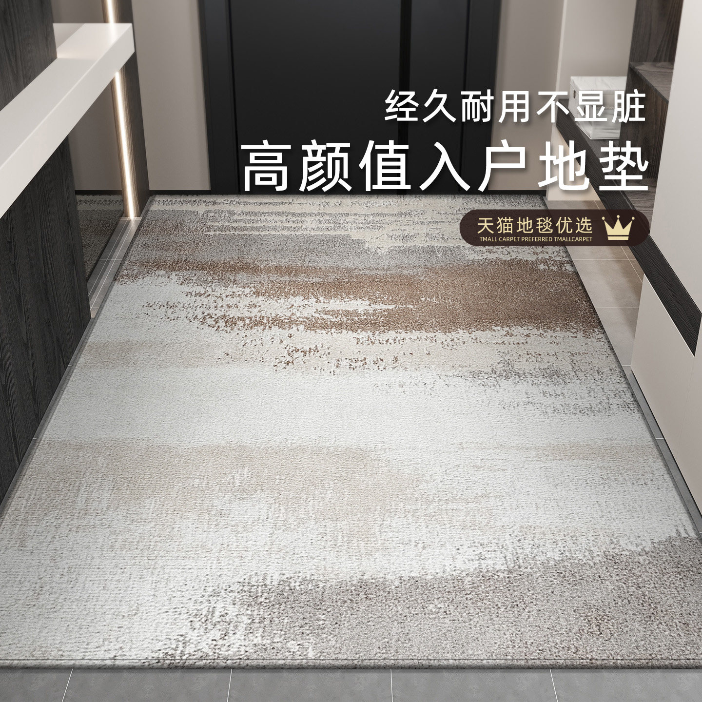 入户门垫2026新款室内玄关进门耐脏免洗地垫家用轻奢高级防滑脚垫,居家布艺,入户地垫,淘宝优惠券,粉丝福利购,淘宝优惠卷