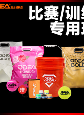 odea欧帝尔网球专业训练用球silverGOLDDIAMOND高弹初学者练习球