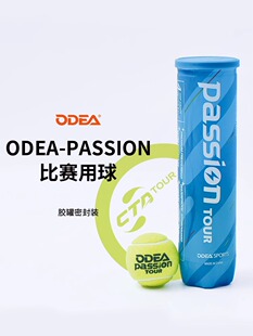 ODEA歐帝爾網(wǎng)球比賽用球?qū)I(yè)Passion高彈耐磨耐打氣壓足成人訓(xùn)練