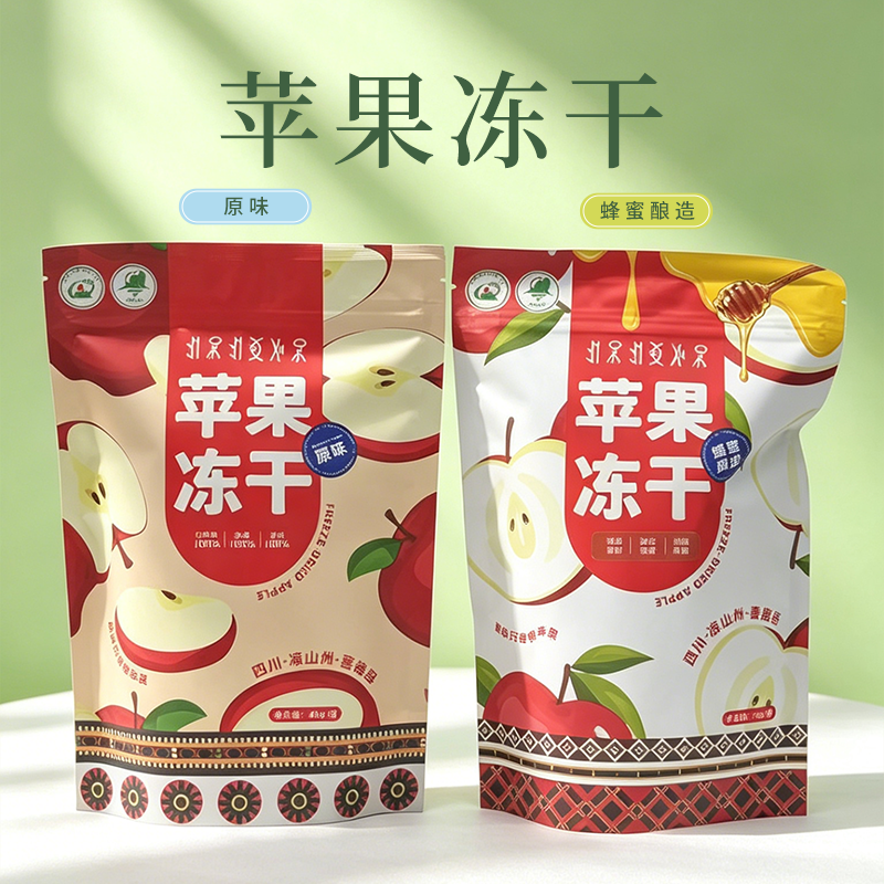 彝猿农业苹果冻干休闲零食看剧