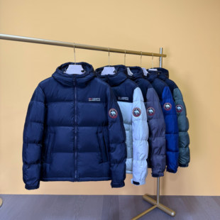 挪威户外冬季加厚90绒高蓬松石墨烯发热保暖连帽立领羽绒服男女款