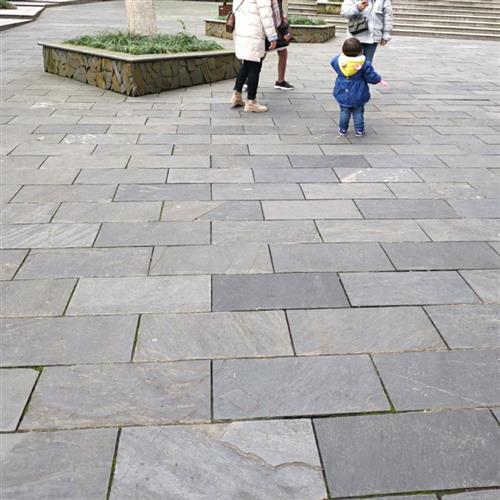 青石板岩自然纹理仿古砖防滑花园庭院主题餐厅别墅复古室外地砖