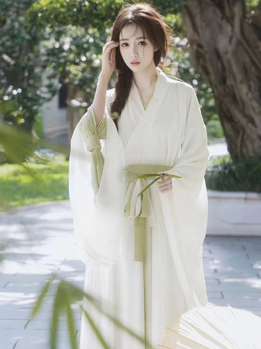 棠临阁改良汉服套装新款清冷飘逸日常通勤小个子洋装拍照古装女