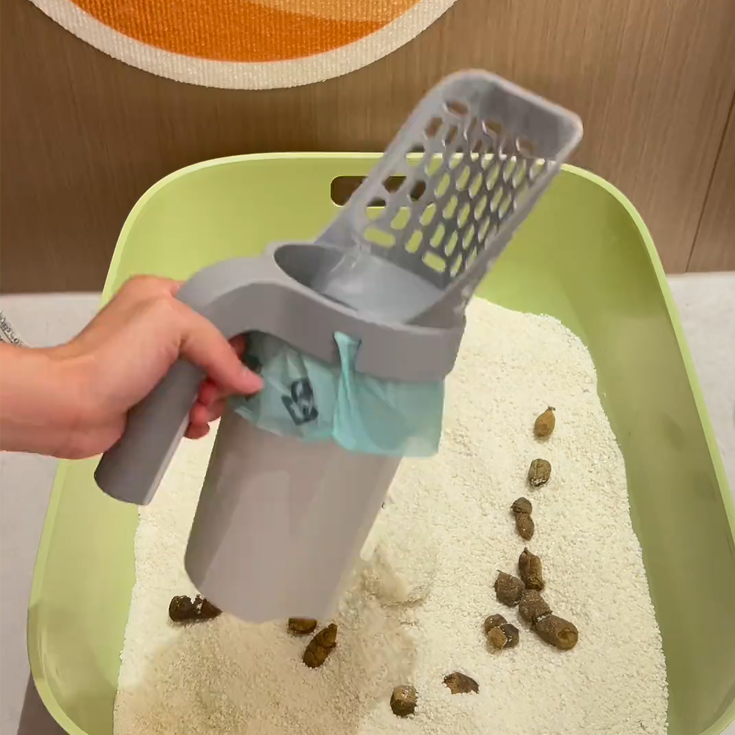 【懒人养猫好物】一体式猫砂铲