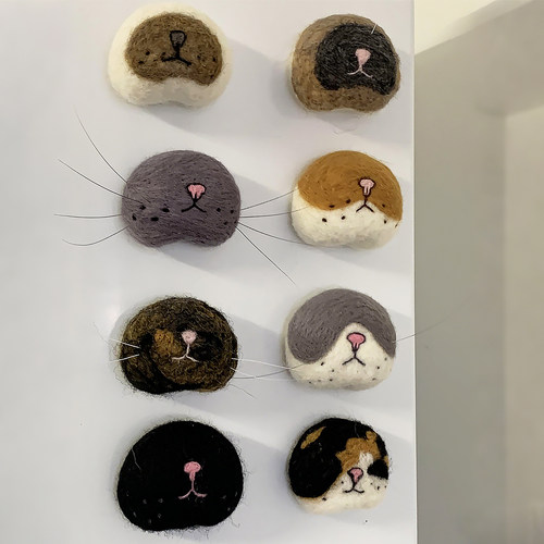 小猫胡须冰箱贴！萌趣收纳神器！