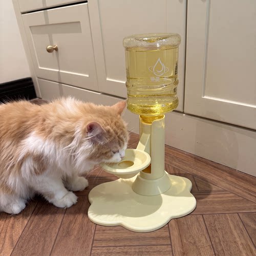 【猫咪喝水神器！不插电饮水机】
