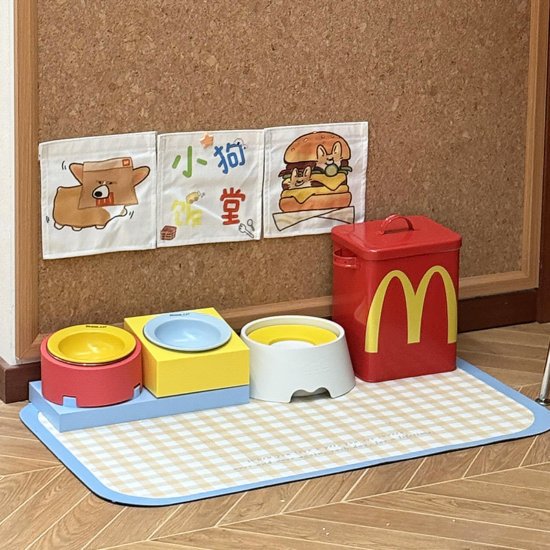 麦当劳猫粮桶密封防潮大容量铁桶