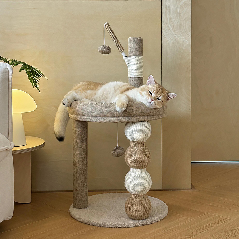 猫爬架家用小户型猫窝一体猫抓板