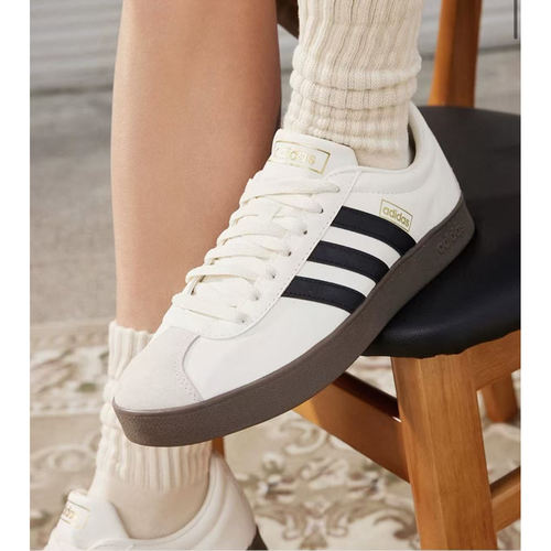Adidas阿迪达斯VL COURT CLASSIC男女低帮耐磨休闲板鞋JQ1501