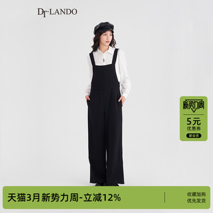 子长裤 薄裤 通勤宽松显瘦百搭阔腿裤 DTLANDO限定春季