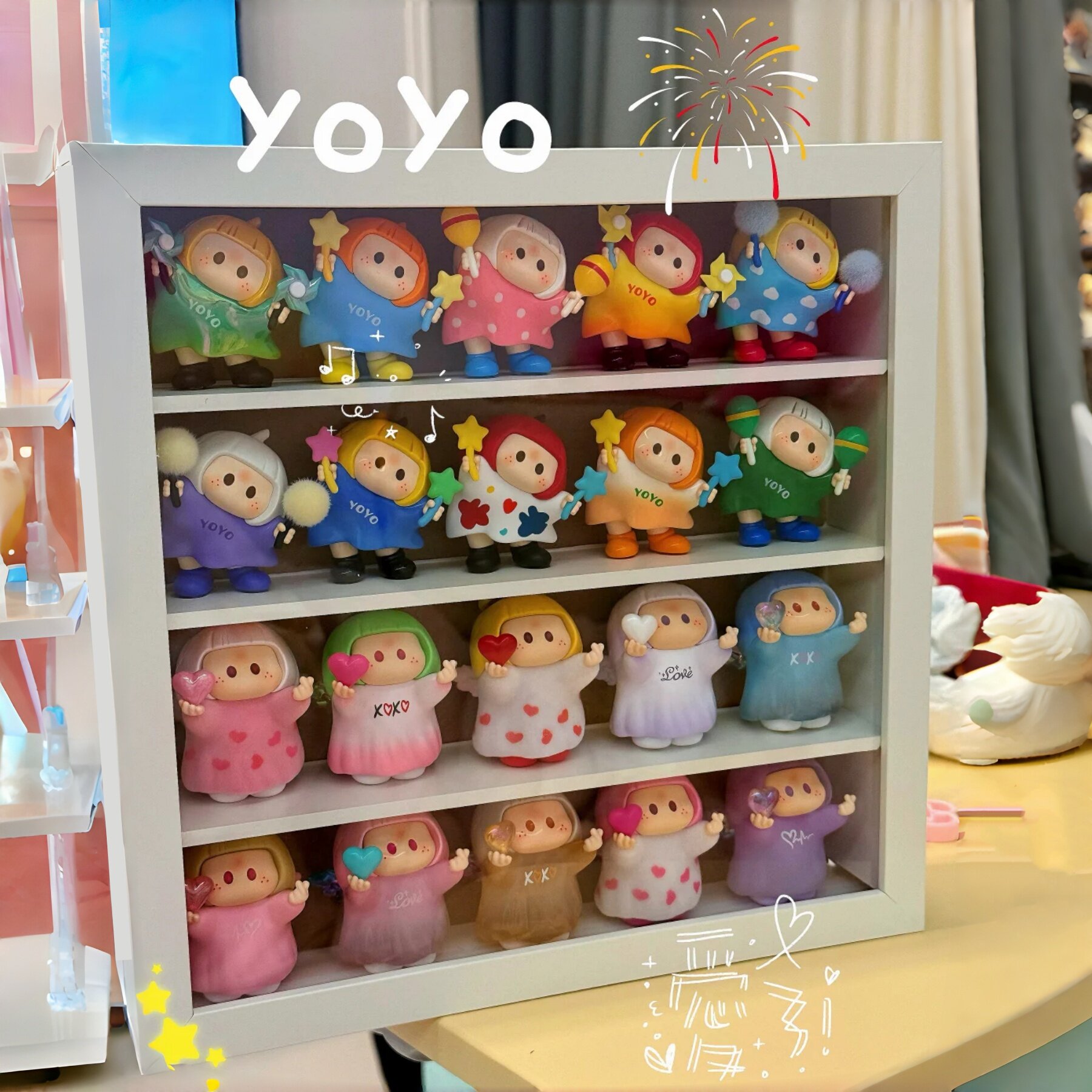 yoyo酱盲盒展示架第一二代多层
