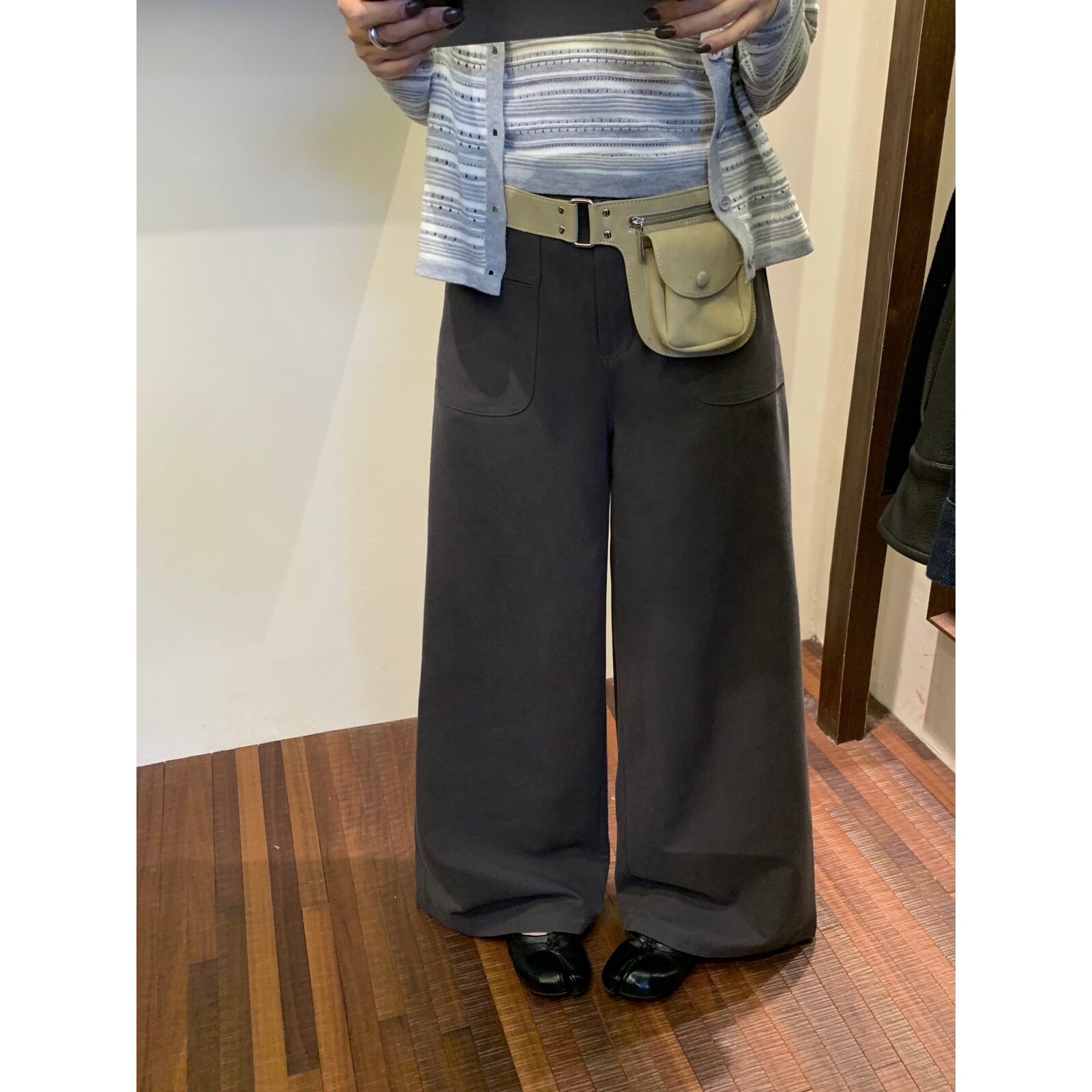 秋上新！【密思家】高品质！版型很好！休闲百搭显瘦休闲裤W69220
