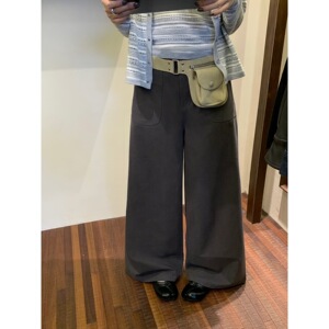 秋上新！【密思家】高品质！版型很好！休闲百搭显瘦休闲裤W69220
