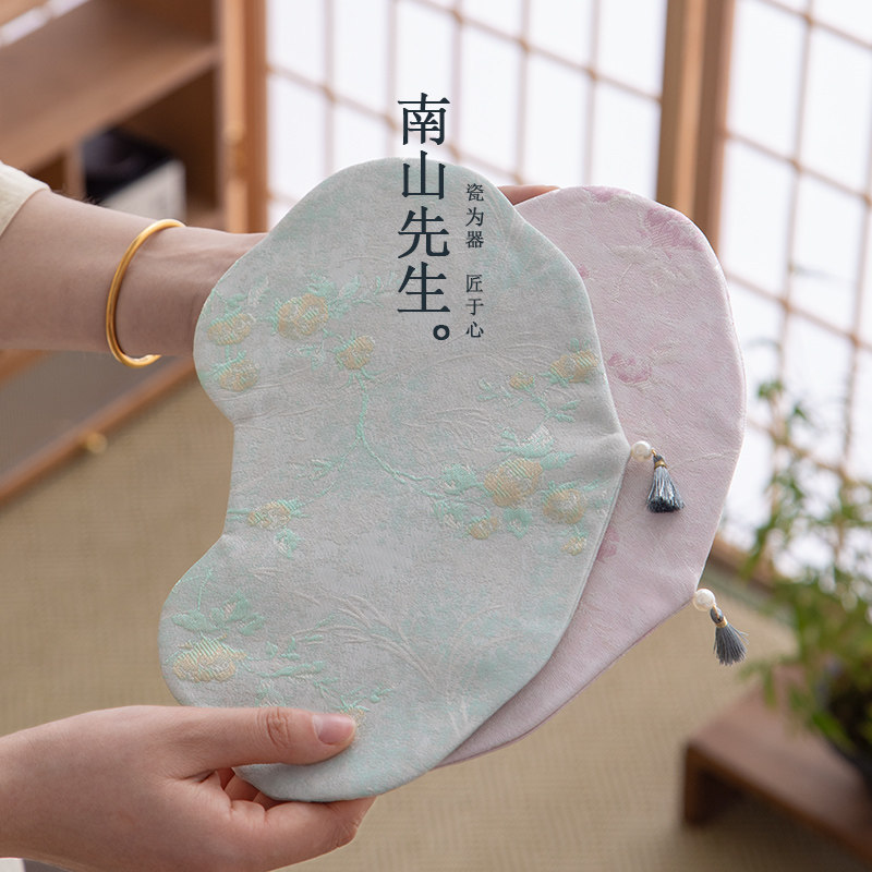 南山先生锦云茶席垫子中式禅意桌布轻奢高端吸水干泡茶席垫布小号