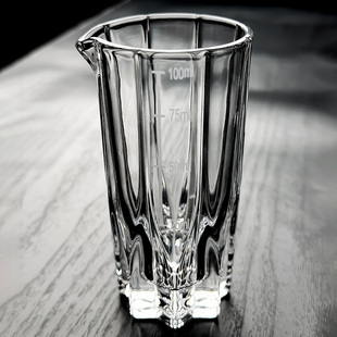 水晶玻璃白酒杯小酒杯套装 商用白酒分酒器高端家用高级感饭店专用