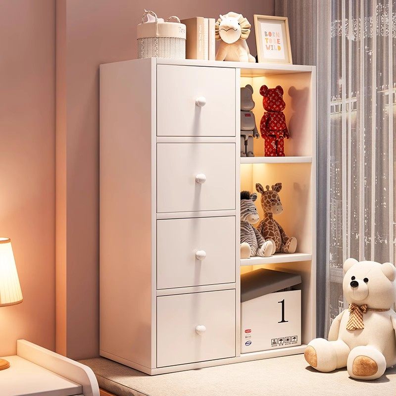 书柜带门格子柜电视柜旁展示柜实木色自由组合矮柜飘窗柜防尘书架,住宅家具,单个书柜,淘宝优惠券,粉丝福利购,淘宝优惠卷