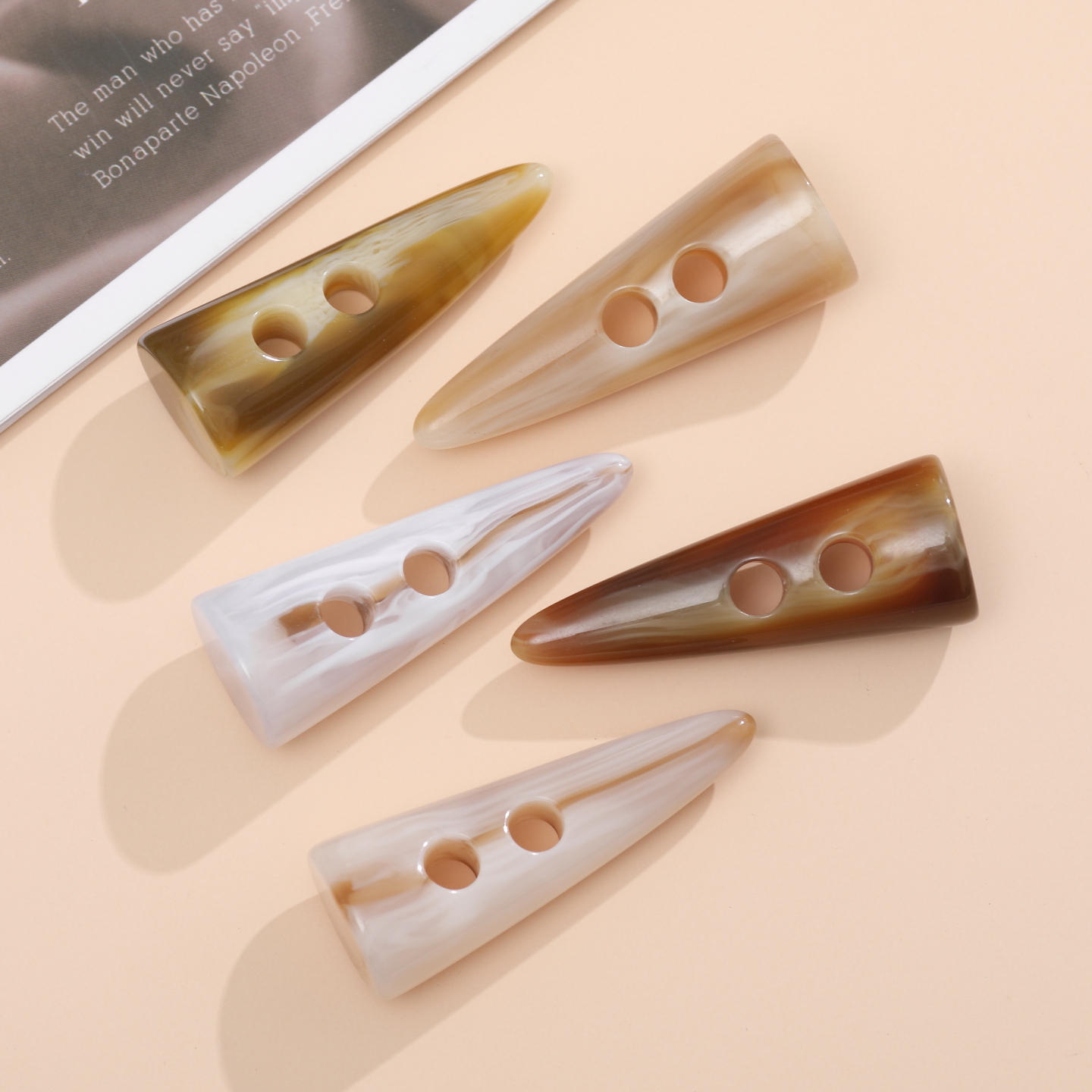 花纹女装风衣NA0019-Y29亚麻白