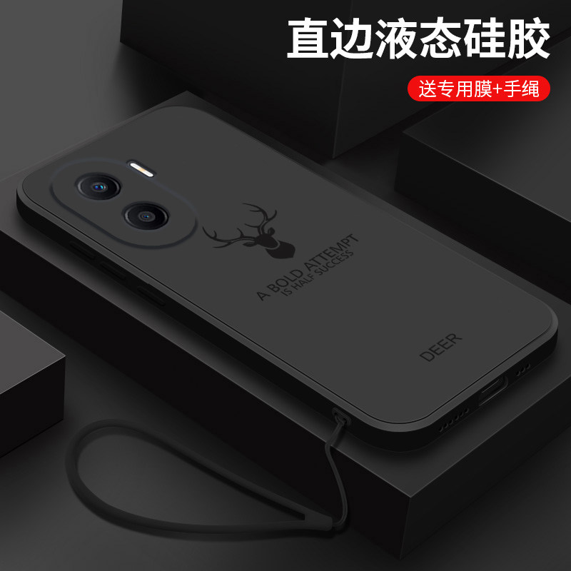 一鹿有你适用荣耀x40i手机壳华为荣耀x40i保护套DIO-AN00镜头全包Honor女款防摔男士潮硅胶外壳软磨砂限量版