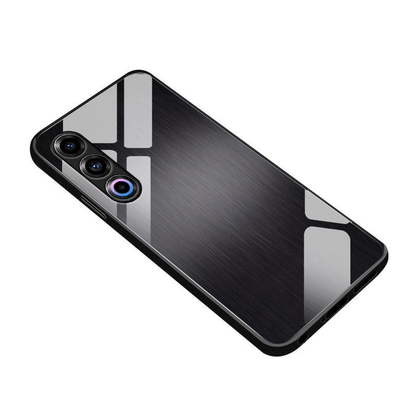适用魅族21note手机壳新款Meizu21Note钢化玻璃镜面保护套镜头全包防摔硬壳n0te男生noto简约时尚外金属质感