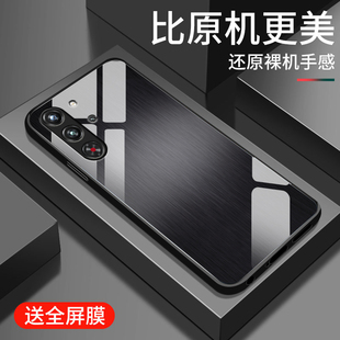 适用红魔10pro+手机壳新款努比亚红魔10spro钢化玻璃保护套air镜头全包防摔硬壳电竞游戏男士NX789J金属质感