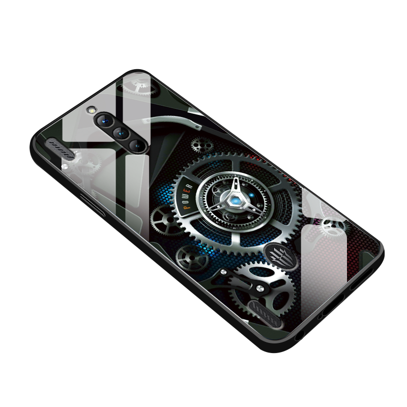 适用红魔8pro手机壳新款por努比亚红魔8pro+钢化玻璃镜面保护套pr0十游戏散热NX729J全包防摔硬壳男生潮齿轮