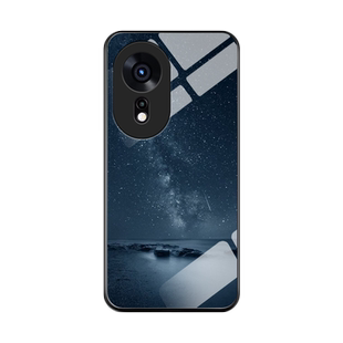 适用华为hinova12se手机壳新款智选Hinova11钢化玻璃镜面保护套中邮hinova11pro全包防摔硬壳男女生时尚星空