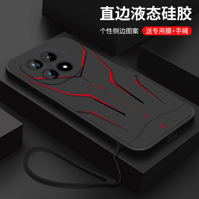适用vivoiqoo15手机壳新款iqoo15ultra液态硅胶磨砂软壳iqoo15T镜头全包防摔保护套vivo男士个性创意卡通机甲