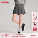 韩版 樱桃KIRSH 百褶短裙女25春秋百搭显瘦A字半裙 张小婉同款