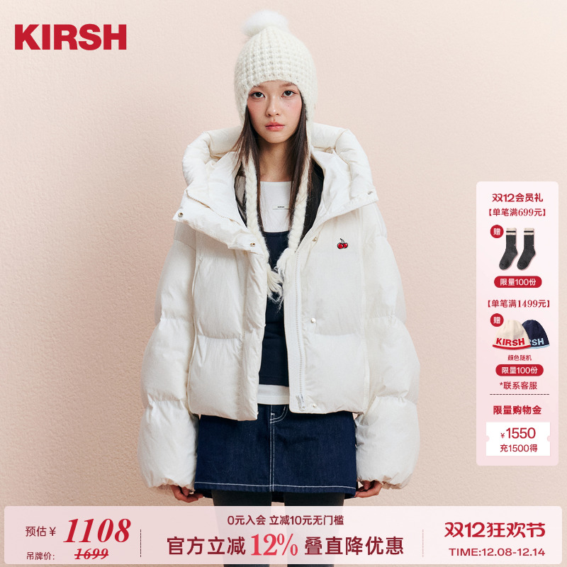 樱桃KIRSH韩系短款羽绒服
