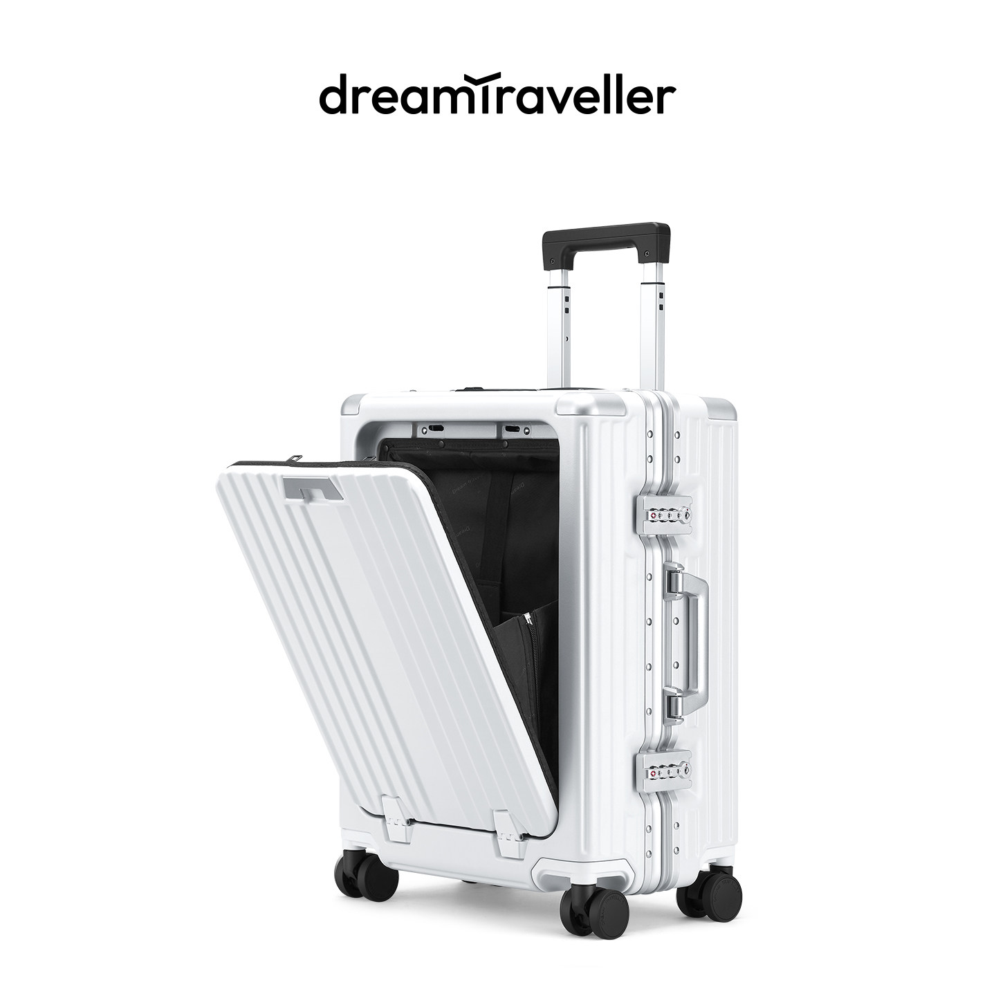 梦旅者商务拉杆箱万向轮子开口