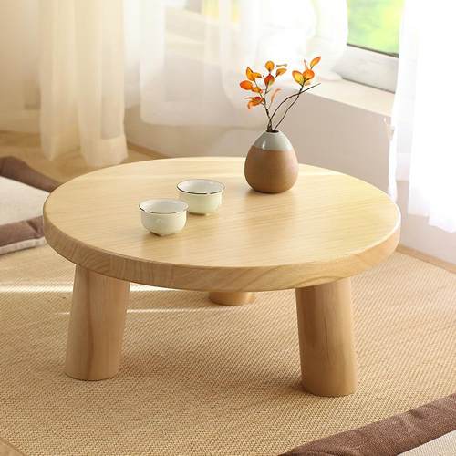 榻榻米茶几飘窗小桌子日式圆桌