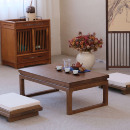 实木茶几日式 矮桌客厅小茶桌榫卯结构简约和室几桌飘窗小桌子炕桌