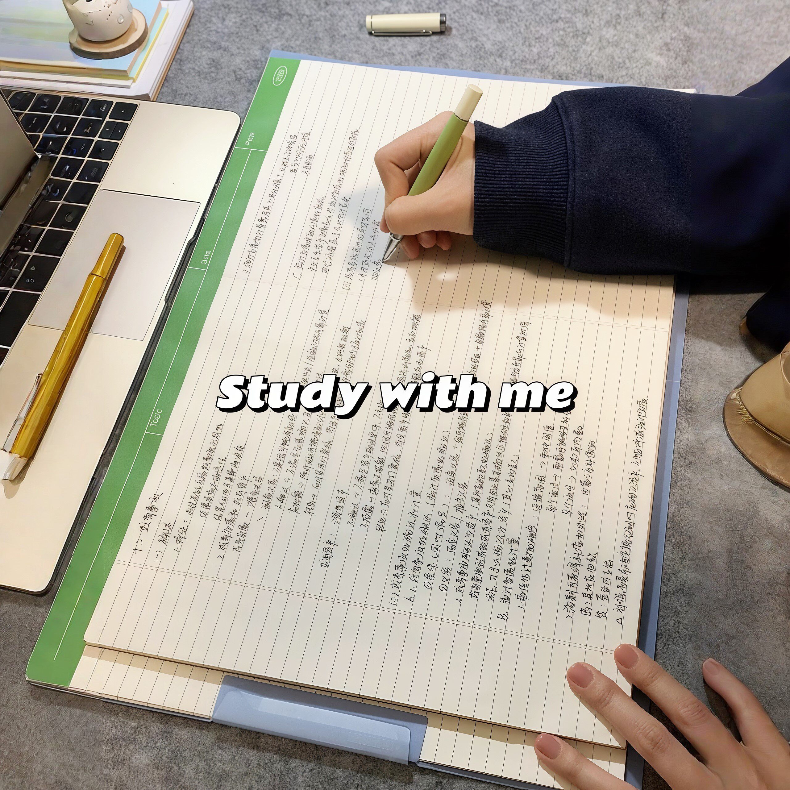 满脑子都是前途~薄脆本a4巨厚学生做题草稿本考研复习可撕笔记本