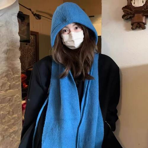 韩版巴拉克拉法帽复古时髦秋冬