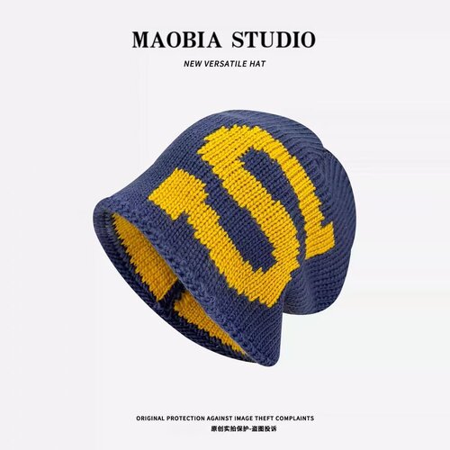 2026新款大S字母针织帽子男女