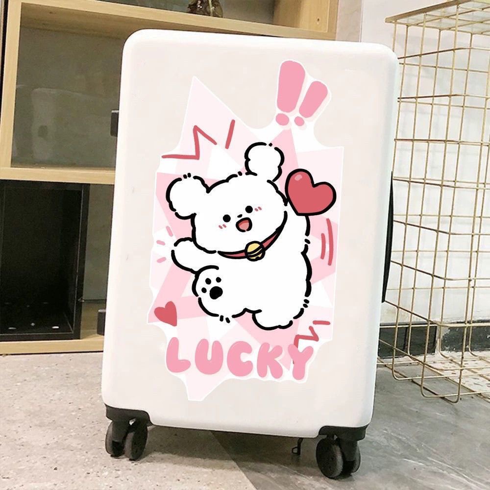 卡通可爱大张行李箱贴纸panini周边卡通图案装饰贴画泡泡玛特贴纸