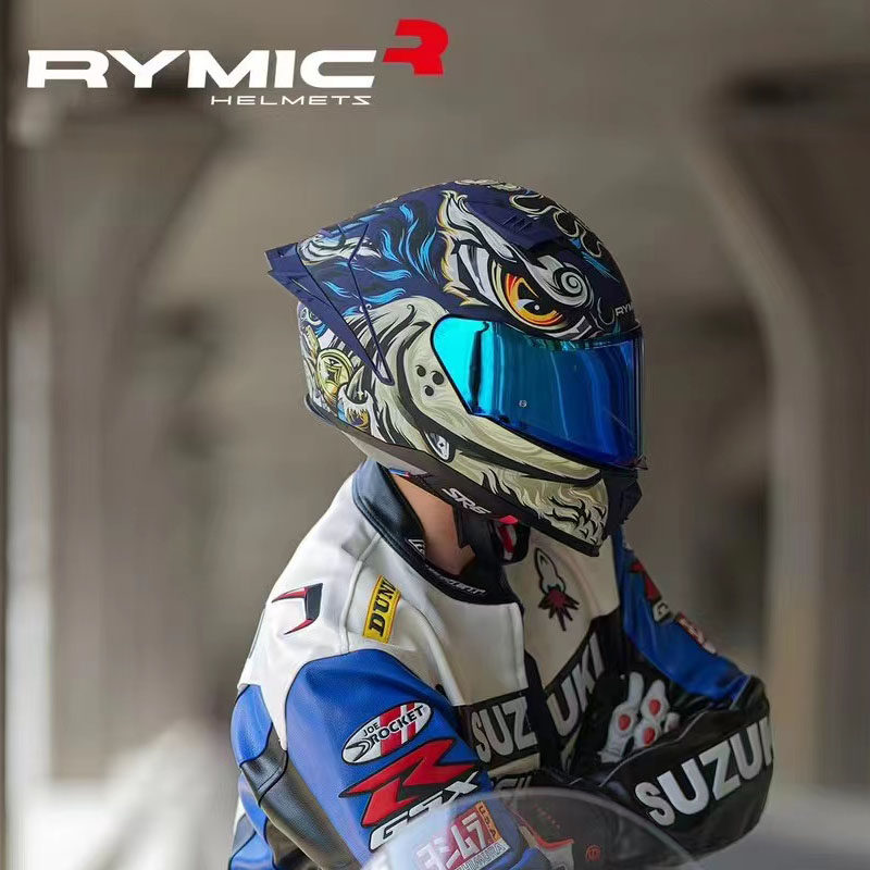 RYMIC睿觅全盔机车四季大尾翼图片